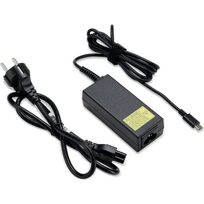 Адаптер Acer Power Adaptor 65W, Type C, EU power cord (retail pack)