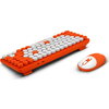 Комплект PackardBell The Dot Combo, PBA 600, BT Keyboard and mouse, Ergonomic Slim Design, Quiet Keys, US layout, Orange