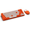 Комплект PackardBell The Dot Combo, PBA 600, BT Keyboard and mouse, Ergonomic Slim Design, Quiet Keys, US layout, Orange