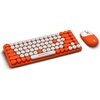 Комплект PackardBell The Dot Combo, PBA 600, BT Keyboard and mouse, Ergonomic Slim Design, Quiet Keys, US layout, Orange