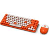 Комплект PackardBell The Dot Combo, PBA 600, BT Keyboard and mouse, Ergonomic Slim Design, Quiet Keys, US layout, Orange