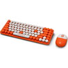 Комплект PackardBell The Dot Combo, PBA 600, BT Keyboard and mouse, Ergonomic Slim Design, Quiet Keys, US layout, Orange