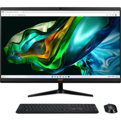 Настолен компютър AiO Acer Aspire C27-1800 - 27" FHD IPS, Intel Core i5-12450H, 16GB DDR4, 512GB SSD
