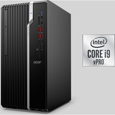 Настолен компютър Acer Veriton S2690G, Intel H610 chipset, Intel Core i5-12400 (up to 4.40GHz, 18MB), 8GB DDR4 3200MHz, 512 SSD,