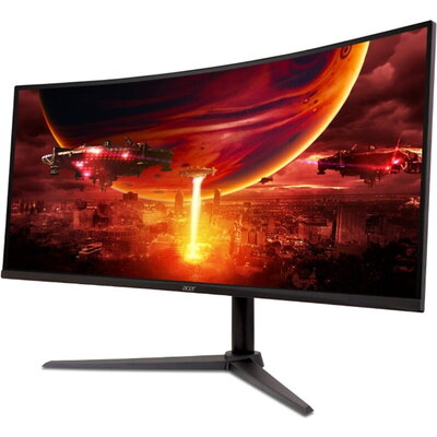 Монитор Acer Nitro XZ342CUV3bmiiphx, 34'' WQHD (3440x1440) VA, Curved 1500R, ZeroFrame, 180Hz, 1ms (VRB), HDR400, FreeSync Premi