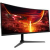 Монитор Acer Nitro XZ342CUV3bmiiphx, 34'' WQHD (3440x1440) VA, Curved 1500R, ZeroFrame, 180Hz, 1ms (VRB), HDR400, FreeSync Premi