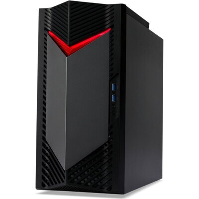 Настолен компютър Acer Nitro N50-130 - AMD Ryzen 5 7600, 32GB DDR5, GeForce RTX 4060 + Acer Nitro ED240QS3bmiipx