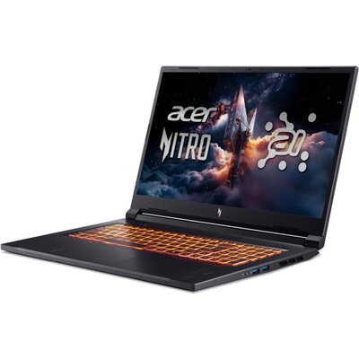 Лаптоп Acer Nitro V17, NG-ANV17-41-R14D, AMD Ryzen R7 260 AI ( up to 5.1GHz, 16MB), 17.3
