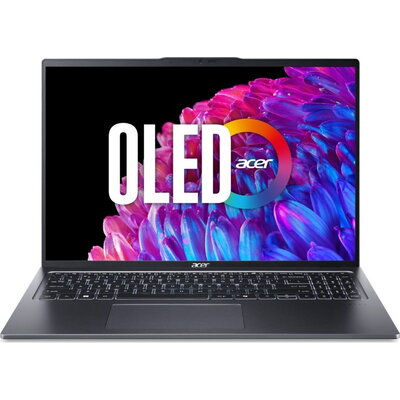 Лаптоп Acer Swift Go 16 SFG16-72-73WT - Intel Core Ultra 7 155U, 16" 3.2K OLED 120Hz, 32GB LPDDR5X, 1TB SSD, Windows 11