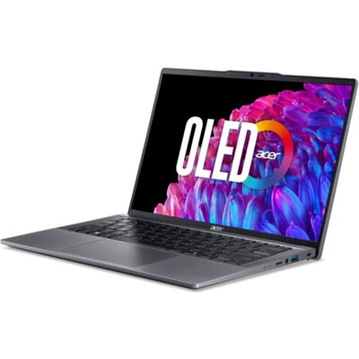 Лаптоп Acer SFG14-63-R1DP, AMD Ryzen 7 8845HS (up to 5.1GHz, 16MB), 14'' CineCrystal OLED WQ2.8K 90Hz (2880 x 1800), AMD Radeon 