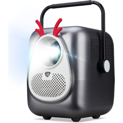 Мултимедиен проектор AOPEN Projector QF23s (Grey), LCD, LED Light Source, Full HD (1920x1080), 250 ANSI Lumens (6500 LED Lumens)