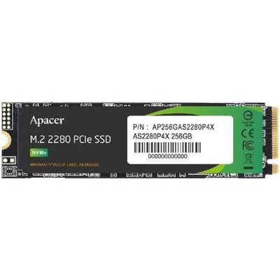 Твърд диск Apacer AS2280P4X M.2 PCIe Gen3 x4 256GB Твърд диск Apacer AS2280P4X M.2 PCIe Gen3 x4 256GB