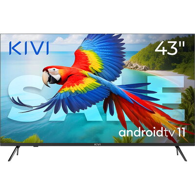 Телевизор KIVI 43" UHD, Android TV 11, Black