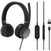 Слушалки Lenovo Go Wired ANC Headset (Thunder Black)