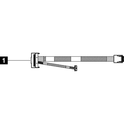 Кабел Lenovo ThinkSystem SR650 V3/SR655 V3 M.2 RAID B540i-2i SATA/NVMe Cable Kit