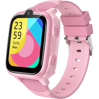 Blackview Z10, Kids Smart Watch, Pink, 1.83 inch IP67 Waterproof GPS Tracker 4G Video Calling, Location tracking, GPS+LBS+WiFi, 