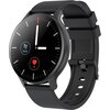 Smartwatch, Realtek 8762CK, 1.28"TFT 240x240px; RAM : 160KB,  Lithium-ion polymer battery, 3.7V 190mAh Include, Black Zinc 