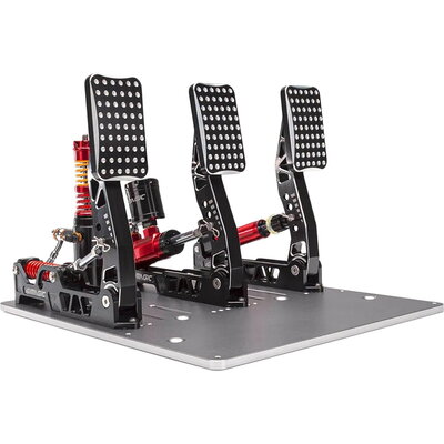 SIMAGIC Crimson Edition, Hydraulic Tri-pedal Set, 200kg Loadcell, Standard Throttle Plate. S310