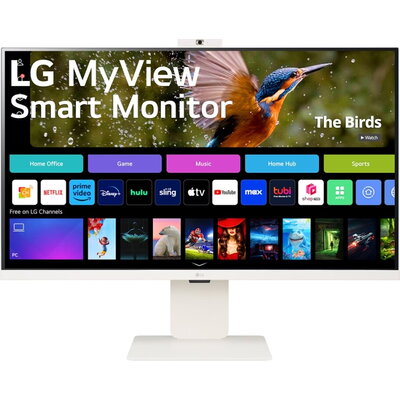 Монитор LG 32SR85U-W - 32" 4K UHD IPS, Smart webOS + Web cam