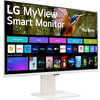 Монитор LG 32SR85U-W - 32" 4K UHD IPS, Smart webOS + Web cam