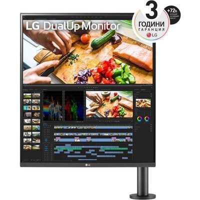 Монитор LG 28MQ780-B - 28" 16:18 DualUp Monitor, SDQHD Ergo (2560x2880) Nano IPS