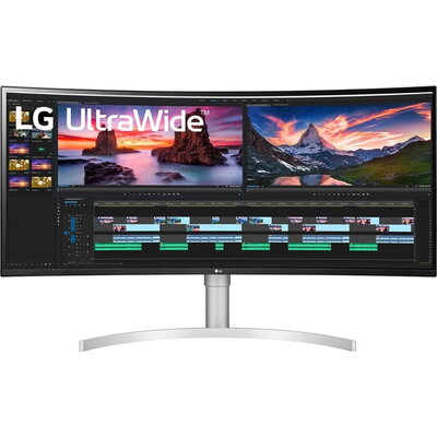 Монитор LG 38WN95CP-W - 38" Curved 21:9 UltraWide, QHD Nano IPS (3840 x 1600)