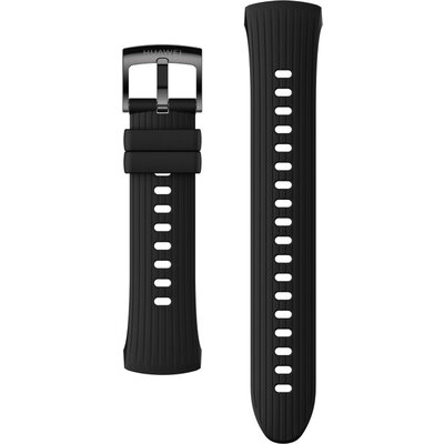 Каишка за часовник Huawei WATCH 5 Starry Black Fluoroelastomer Strap (Match only WATCH 5 42mm)