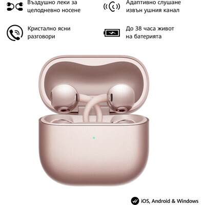 Слушалки Huawei FreeClip 2 Robin-T10 Rose gold