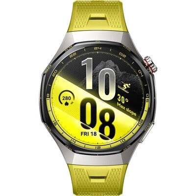 Часовник Huawei Watch GT 7 Pro Atum-B49W Yellow Fluoroelastomer + Huawei Freebuds SE 4 ANC, White