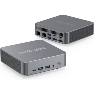 Настолен компютър MiniX NGC N512 Intel Core i5-12600H, 16GB, 512GB SSD, Dual LAN, Dual HDMI, USB-C, Windows 11 Pro
