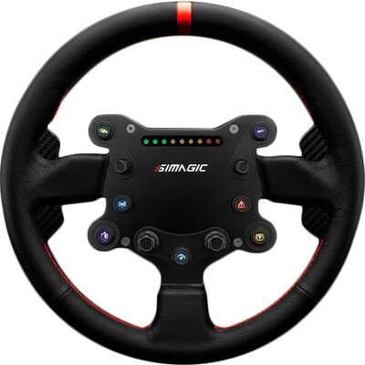 SIMAGIC GT Sport Steering Wheel, Shifter Paddles, Leather. S201