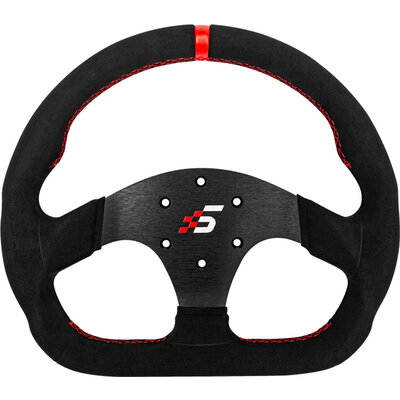D-Shaped Steering wheel without HUB | 325mm | Alcantara