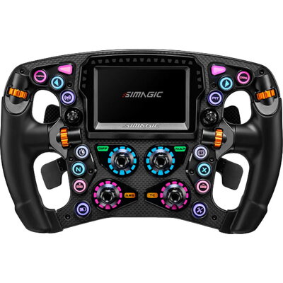 SIMAGIC Zeus Formula Steering Wheel, 280 mm, 5mm carbon fiber, CNC aluminum