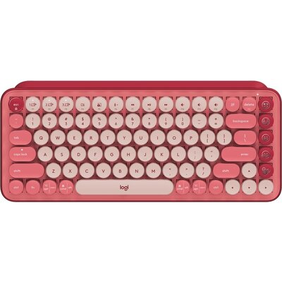 Клавиатура Logitech POP Keys Wireless Mechanical Keyboard With Emoji Keys - HEARTBREAKER_ROSE - US INT'L - INTNL