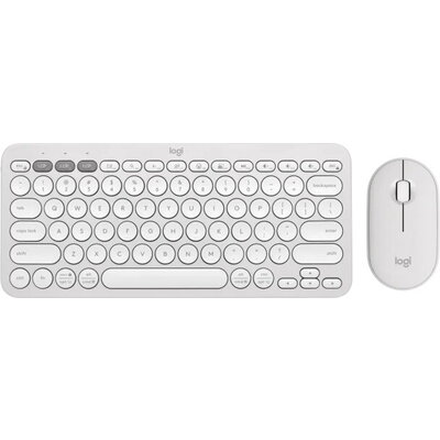 Комплект Logitech Pebble 2 Combo - TONAL WHITE - US INT'L - 2.4GHZ/BT - N/A - INTNL-973 - UNIVERSAL