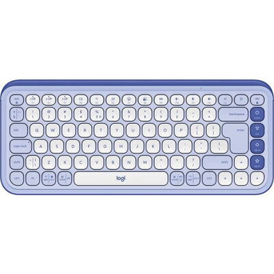 Клавиатура Logitech Pop Icon Keys - Lilac - US INT'L - BT - N/A - INTNL-973