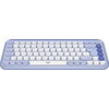 Клавиатура Logitech Pop Icon Keys - Lilac - US INT'L - BT - N/A - INTNL-973