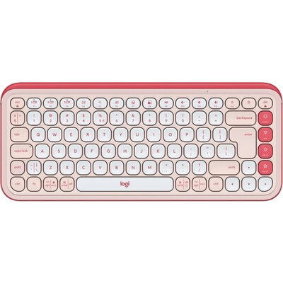 Клавиатура Logitech Pop Icon Keys - Rose - US INT'L - BT - N/A - INTNL-973