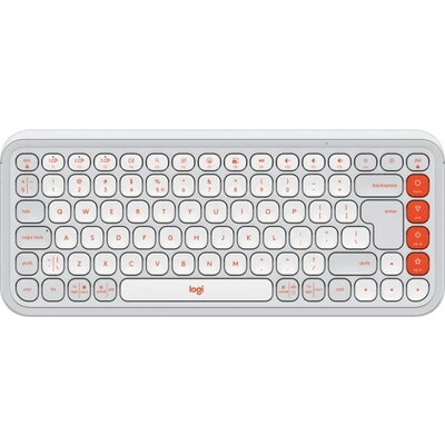 Клавиатура Logitech Pop Icon Keys - White - US INT'L - BT - N/A - INTNL-973