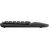 Клавиатура Logitech Wave Keys wireless ergonomic keyboard - GRAPHITE - US INT`L - 2.4GHZ/BT - N/A - INTNL-973 - UNIVERSAL