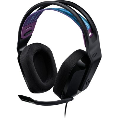 Слушалки Logitech G335 Gaming Headset, PRO-G 40 mm, Black