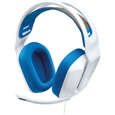 Слушалки Logitech G335 Gaming Headset, PRO-G 40 mm, White