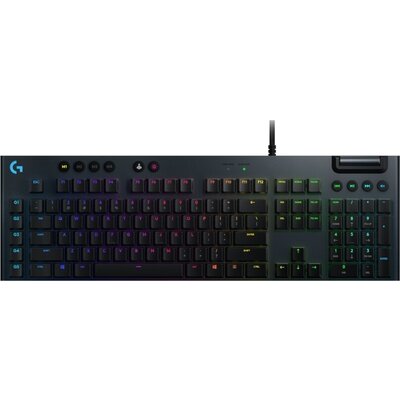 Клавиатура Logitech G815 Keyboard, GL Linear Low Profile, Lightsync RGB, 5 Marco G-Keys, 3 On-Board Profiles, Game Mode, USB Pas