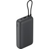 Xiaomi Power Bank 20000mAh (Integrated Cable) GL Dark Gray