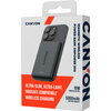 CANYON magnetic power bank OnPower 500 PD20W 5000mAh Aluminium Interstellar Black