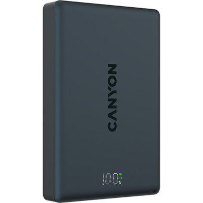CANYON magnetic power bank OnPower 511 PD20W 10000mAh Aluminium Interstellar Black