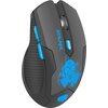 Мишка Fury Wireless gaming mouse, Stalker 2000DPI, Black-Blue