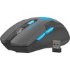 Мишка Fury Wireless gaming mouse, Stalker 2000DPI, Black-Blue