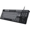 Клавиатура Fury Gaming Keyboard Kanabo K2, US layout, White backlight, Mechanical, Black-Grey