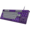 Клавиатура Fury Gaming Keyboard Kanabo K2, US layout, White backlight, Mechanical, Grey-Violet